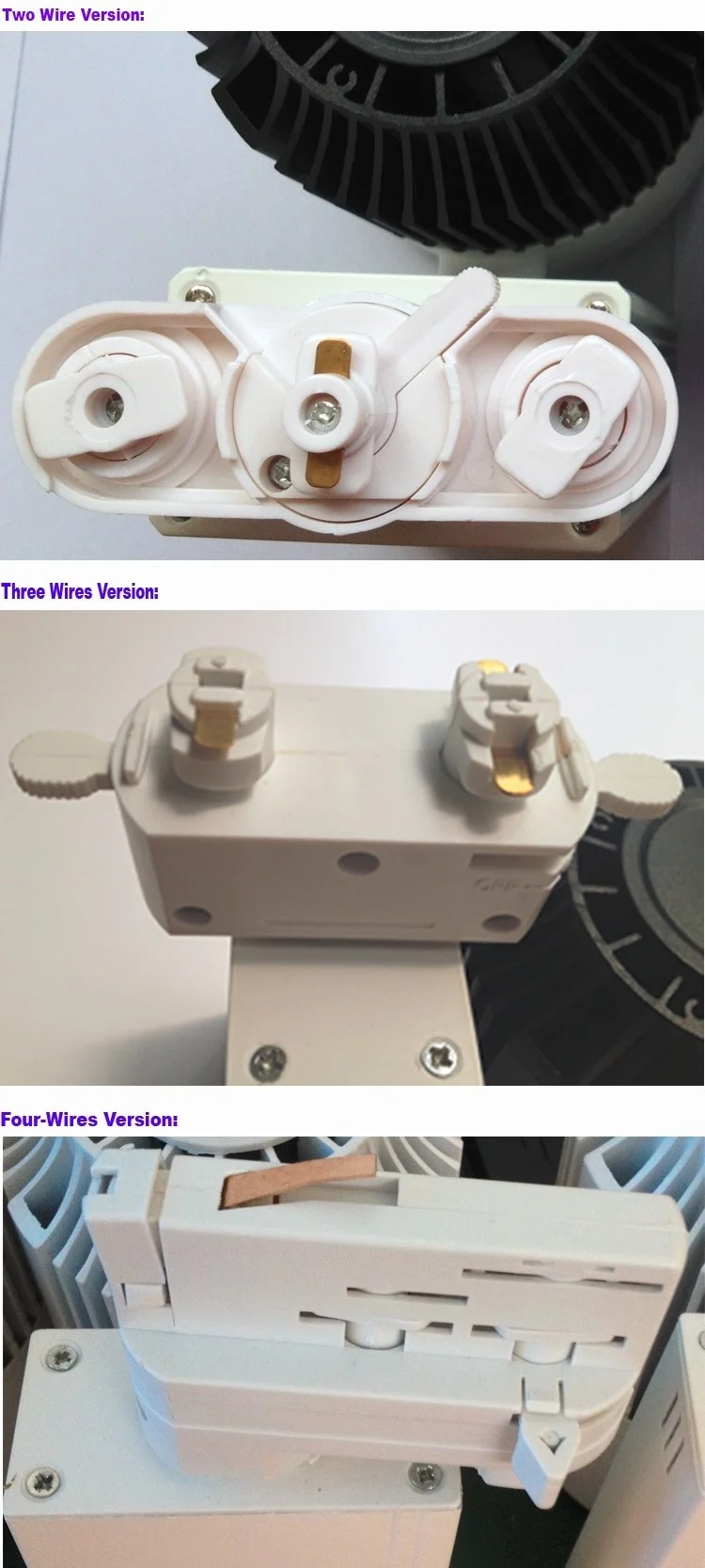 3 kinds of head rail