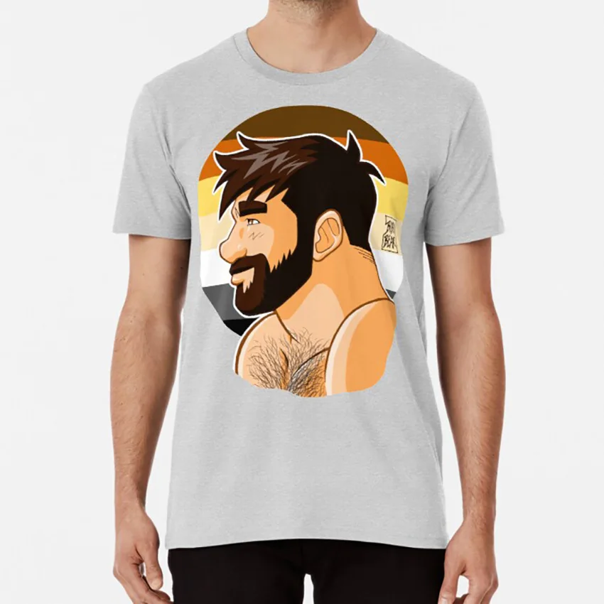 Футболка с изображением медведя из мультфильма Adam Profile Bobobear Bobonisi Bear Gay Gaypride Tom Of
