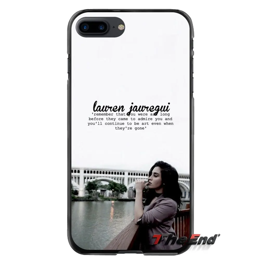 Пятая гармония Лорен Jauregui аксессуары чехлы для телефонов Чехлы для Apple iPhone 4 4s 5 5S 5C SE 6 6S 7 8 Plus X iPod Touch 4 5 6 - Цвет: images 7