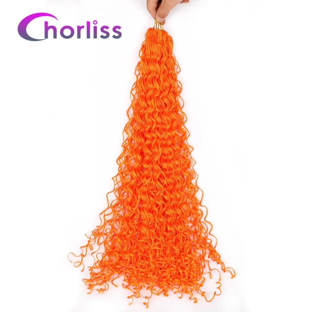 Orange Zizi косички, тонкие, микро, вязанные крючком косички, синтетические волосы для наращивания, Chorliss, серые, фиолетовые, розовые, светлые, коричневые, каштановые, вязанные волосы - Цвет: Orange