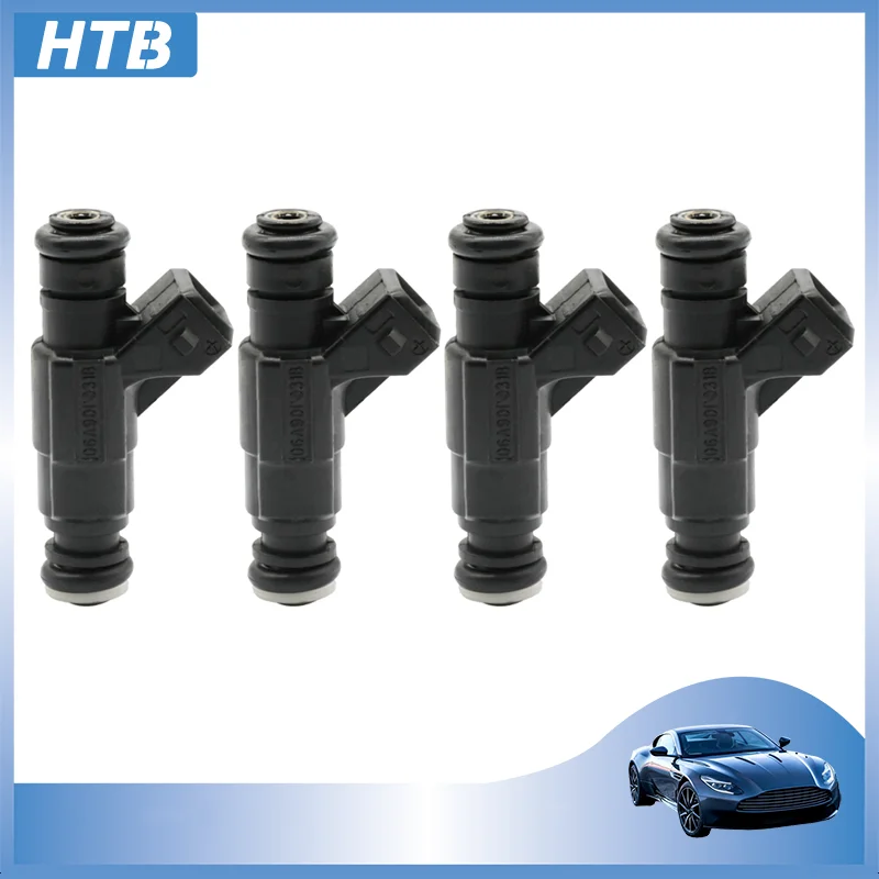 Форсунка топливной форсунки 0280156061 06A906031BA для VW Golf J-etta Beetle Audi TT Quattro Passat 2000-2006 4cyl 1.8L 4