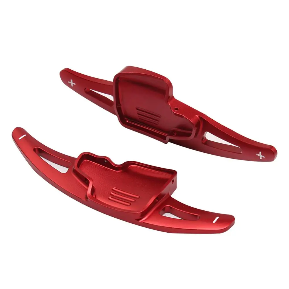 Для Ford Paddle Shifter расширения Красный Алюминиевый металлический руль весло переключатель для фокуса красный