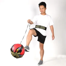 Adjustable Football Kick Trainer Soccer Ball Training Equipment Soccer Trainer Solo Practice Elastic Belt Sports Assistance