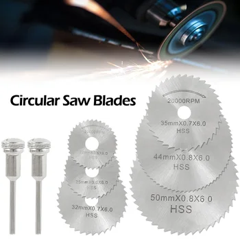 

8pcs/set Mini Diamond Saw Blade Resin Cut-Off Wood Cutting Disc Diamond Metal Saw Bladeser Power Tools with 2X Connecting Shank