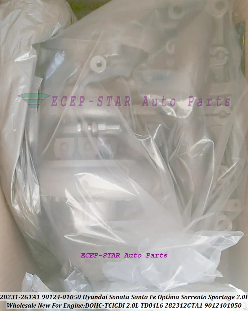 Turbo TD04L6 28231-2GTA1 282312GTA1 90124-01050 9012401050 для hyundai Sonata Santa Fe Optima Сорренто Sportage DOHC-TCIGDI 2.0L
