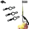 20 piezas accesorios de pesca de carpa, Clip de bolsa de malla Micro PVA para Boilies de cebo, Clips de conector, hebilla de suspensión para aparejos alimentadores de carpa ► Foto 1/6