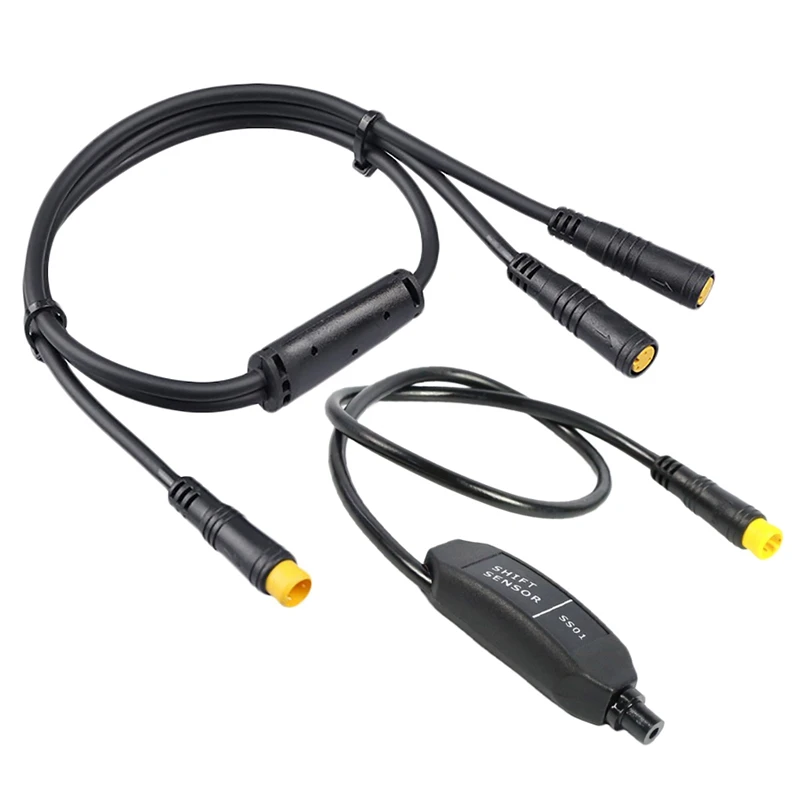 

ABUO-Electric Bike Gear Shift Sensor with 1T2 Cable for Bbs01 Bbs02 Bbshd