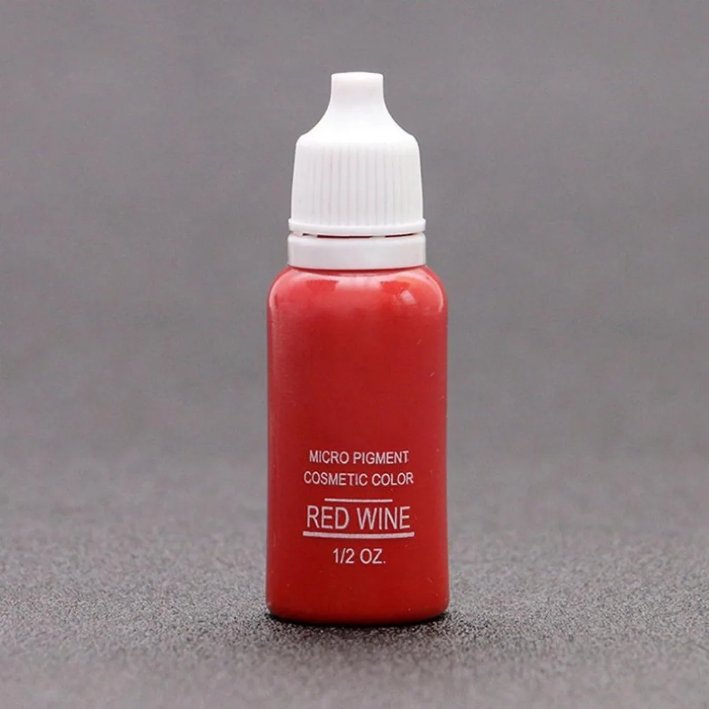 3 шт./компл. губ ресницы пигмента 15 мл Микро Пигмент Цвет татуировки 1/2 OZ Арт Набор тату-арт