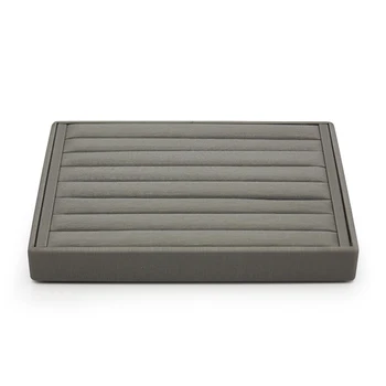 

TA MINGREN Stackable Leather Jewelry Trays Organizer Storage Display for Drawer Earring Necklace Bracelet Ring Organizer