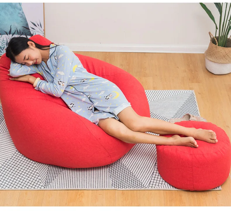 Beanbag татами Балкон Одноместный диван кресло креативный мешок кресло мини пол спальня маленький диван