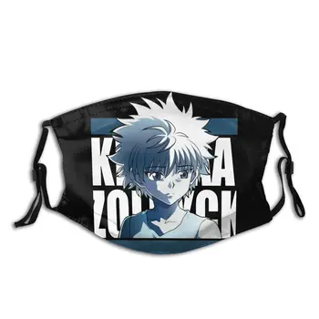 

Killua Zoldyck Hunter X Hunter Non-Disposable Face Mask Anti Haze Dust Mask With Filter Protection Cover Respirator Muffle