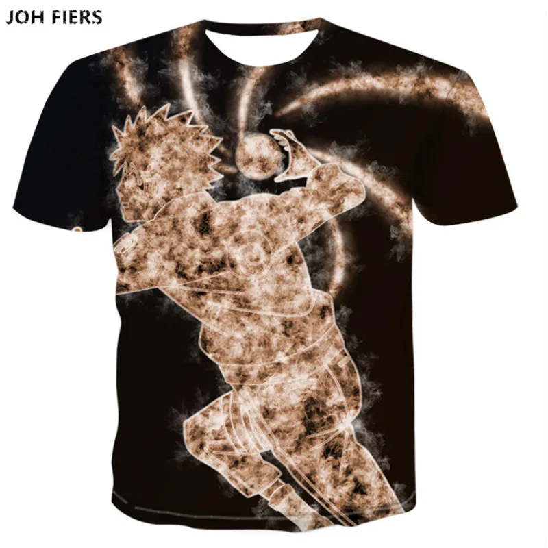 

JOH FIER Cartoon characters Design Men/Women 3D T-shirt Print Tshirt Summer Tops t shirt 6XL real