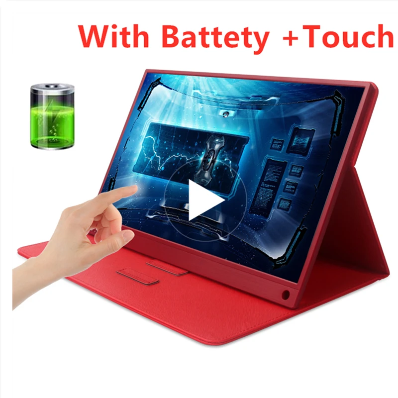 Flash Deal LCD Moditor Portable LCD FHD 1080P Screen USB Type C HDMI for Laptop Phone Xbox Switch and PS4 lcd Gaming Monitor 15.6 inch 0