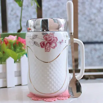 

Mug 450 Ml Creative Three-dimensional Embossed Ceramic Simple Office Coffee Cup Home Mug Men and Women Drinking Cup Ceramic Mug