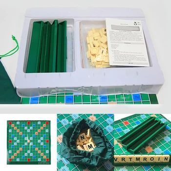 

English Version Puzzles Board Spelling Scrabble Board Game Crossword Spelling Game For Kids Puzzles Board Jigsaw Educational Toy