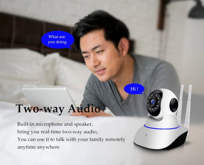 Беспроводная ip камера видеонаблюдения V380 1080P Wi Fi HD 355 градусов PTZ IR CUT ROBOT3 SD H.264