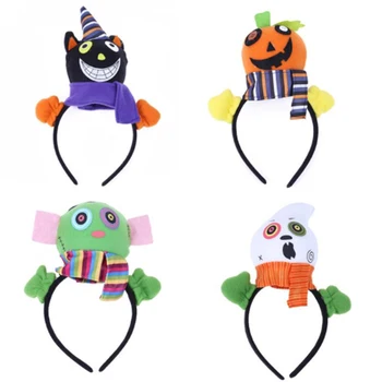 

Adult Kids Pumpkin Hair Clasp Look Style Cosplay Hairbands Carnival Children Birthday Party Gift Halloween Christmas