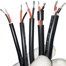 Cabo de silicone macio extra cabo de alta temperatura resistente 2-core slicone fio ygc multi-core informação de energia linha bainha