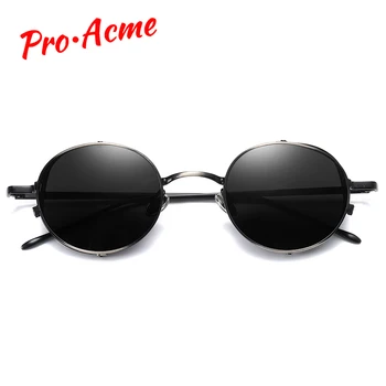

Pro Acme Vintage Round Gothic Punk Sunglasses Men Full Metal Frame Steampunk Sung Glasses for Men Shades for Women 2020 PC1584