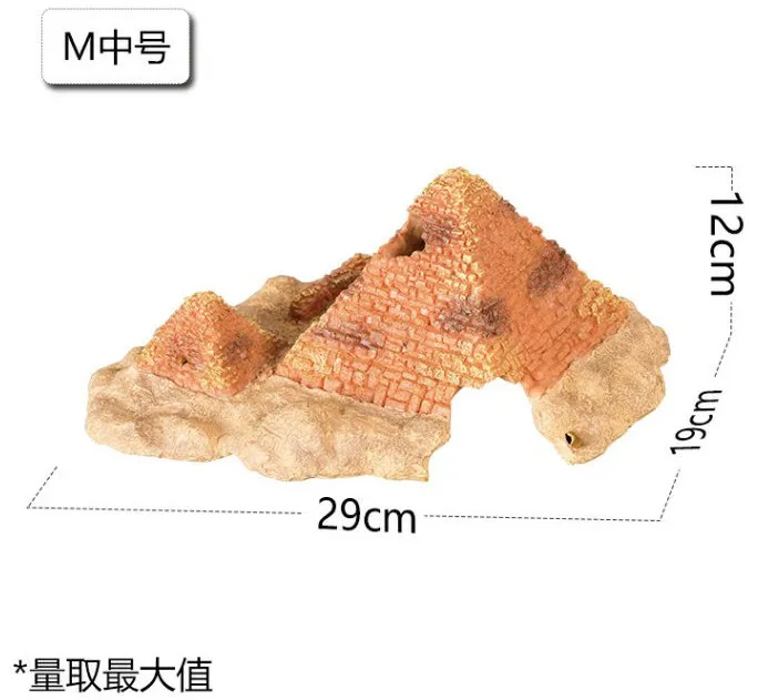Аксессуары для аквариума, украшение на гусеничном ходу, рисунок с пасхальным островом из камня, пейзаж из смолы, винтажная римская фигурка