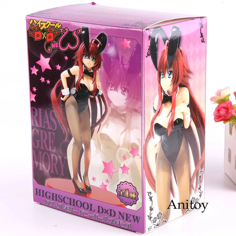 Аниме старшеклассница DxD Фигурка кролика девушки вер. Rias Gremory фигурка ПВХ Коллекционная модель игрушки 19 см