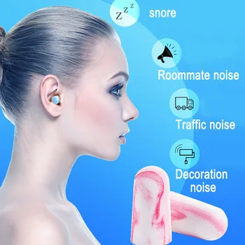 

Foam Anti Noise Ear Plugs Soundproof Sleeping Protectors Ear Plugs for Safety Workplace DIN889