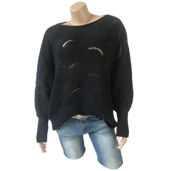 

Women Autumn And Winter Loose Sweaters Solid Color Pullover Commuter Jumpers Oversize Korean Style 2019 Pull Clothing