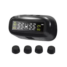 Солнечный беспроводной контроль давления в шинах внешний автомобильный общий Скрытый цифровой дисплей датчик давления в шинах