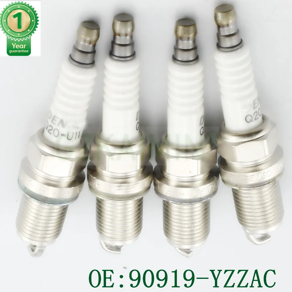 auto car 4pcs Normal Spark Plug OEM 90919-YZZAC Q20-U11 for Toyota Camry Celica