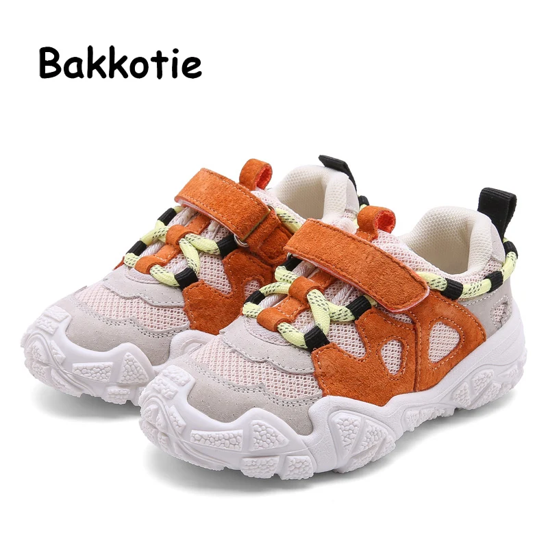 

Bakkotie 2019 New Toddler Boys Sports Shoes Autumn Baby Girls Fashion Pink Sneakers Kids Mesh Breathable Casual Running Shoes