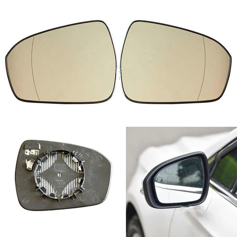 Heated Right Side For Ford Focus 2012-2014 Rearview Mirror Glass