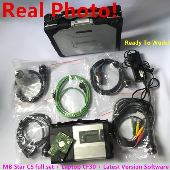 Preise MB Stern C5 SD Verbinden C5 Mit Neueste 2020,09 V Software Vediam0/DSA/DTS Diagnose Auto Werkzeug Mb Stern C5 Und Festplatte CF30 Laptop