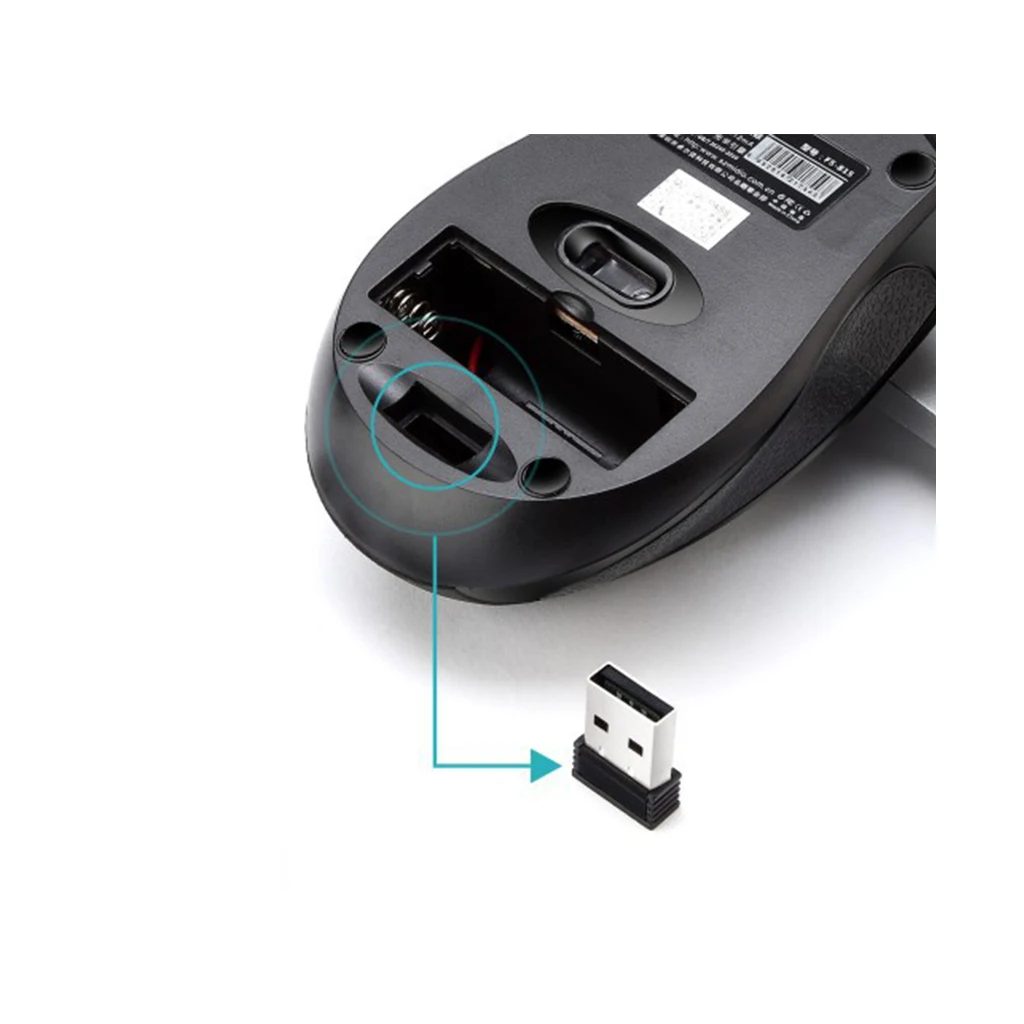 Wireless Mouse for Laptop 2.4Ghz Wireless Mouse with USB Receiver 3 Adjustable DPI 3-Button Mouse for Computer Desktop Notebook