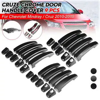 

9 Pcs Car Exterior Door Handle Cover Trim For Chevrolet for Malibu Cruze Sonic 2010 2011 2012 2013 2014 2015