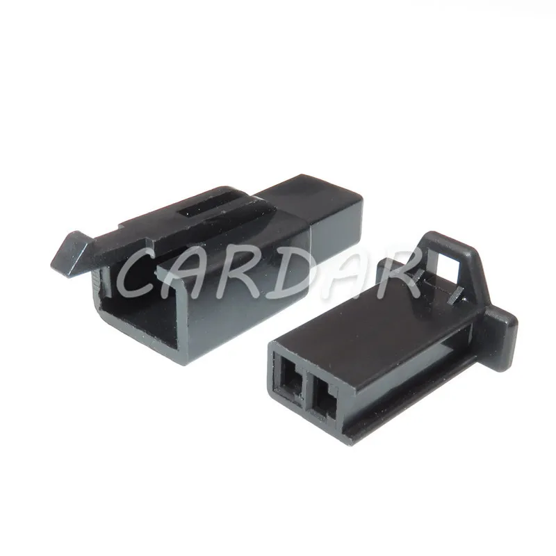 

1 Set PA66 2 Pin Wiring Connector Auto Motorcycle Motor ABS Automotive Socket 6030-2981 Plug