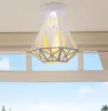 Modern Nordic Industrial LED Ceiling Lights Lighting Home Bedroom Living Room Kitchen Decor Interior Vintage Loft E27 Lamp White ► Photo 3/6