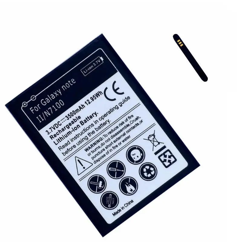 Аккумулятор внутренний для Samsung Galaxy Note 2 II N7100 SHV-E250 Verizon i605 | Мобильные телефоны и