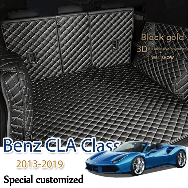 The Trunk Cargo Leather Liner Car Boot Liner Cargo Compartment Floor Carpet Mud For Mercedes Benz Cla Class 2013 2019 Aliexpress