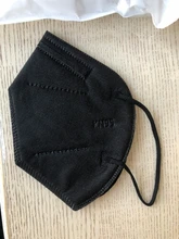 Máscara de respirador KN95 de varios colores, mascarilla FFP2 reutilizable, protectora para la boca, FFP2, FPP2, 5-100 Uds., color negro aprobado