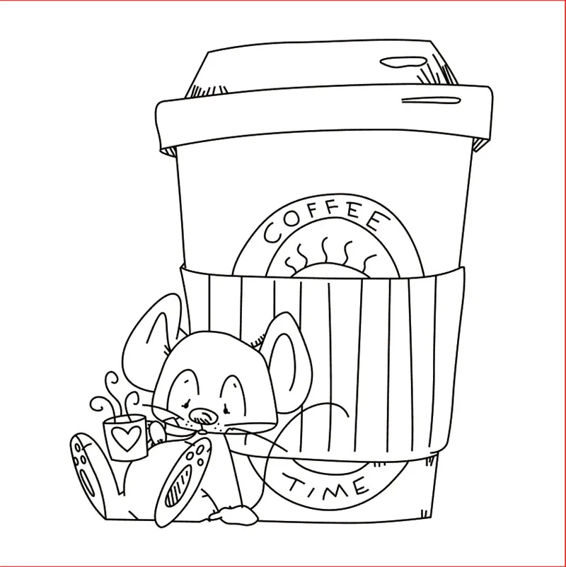 

10x10 Bear cub Transparent Clear Silicone Stamp Seal for DIY scrapbooking photo album Decorative clear stamp