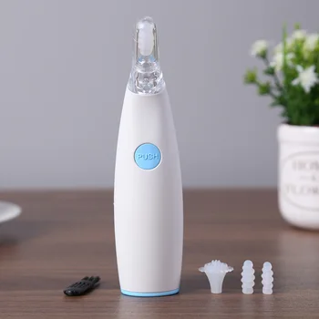 

Earwax Cleaner Rotating Smart Earpick Earwax Removal Tool 4 Silicone Tips Ear Wax Cleaning Kit Electric FlashLight Ear Cleaner