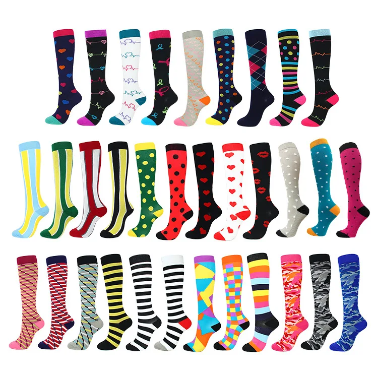 

10 Pairs Per Set Best Selling Amazon Sports Compression Socks Sports Elastic Socks Stockings Compression Sport Socks Wholesale