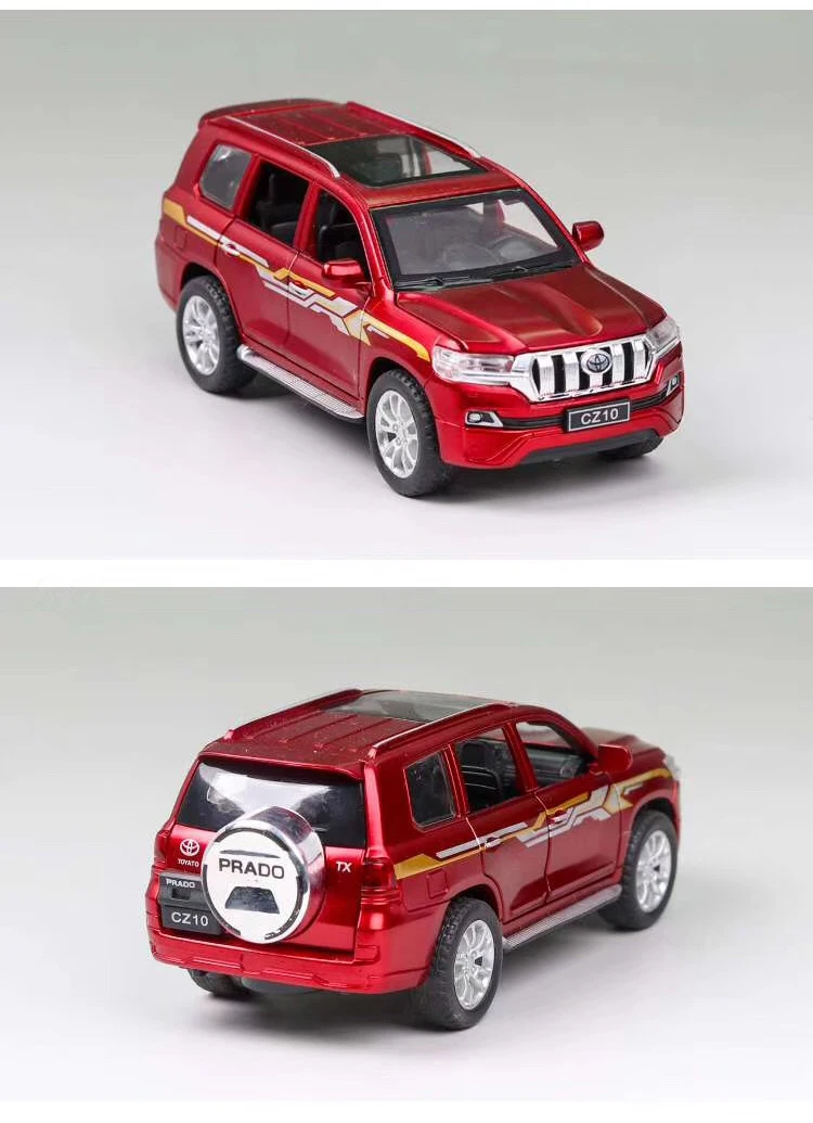 1:32 Toyota LAND CRUISER Prado Toy Car Alloy Car Diecasts Toy
