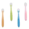 Hot Sale Baby Soft Silicone Spoon Candy Color Temperature Sensing Spoon Children Food Baby Feeding Tools baby plate ► Photo 3/5
