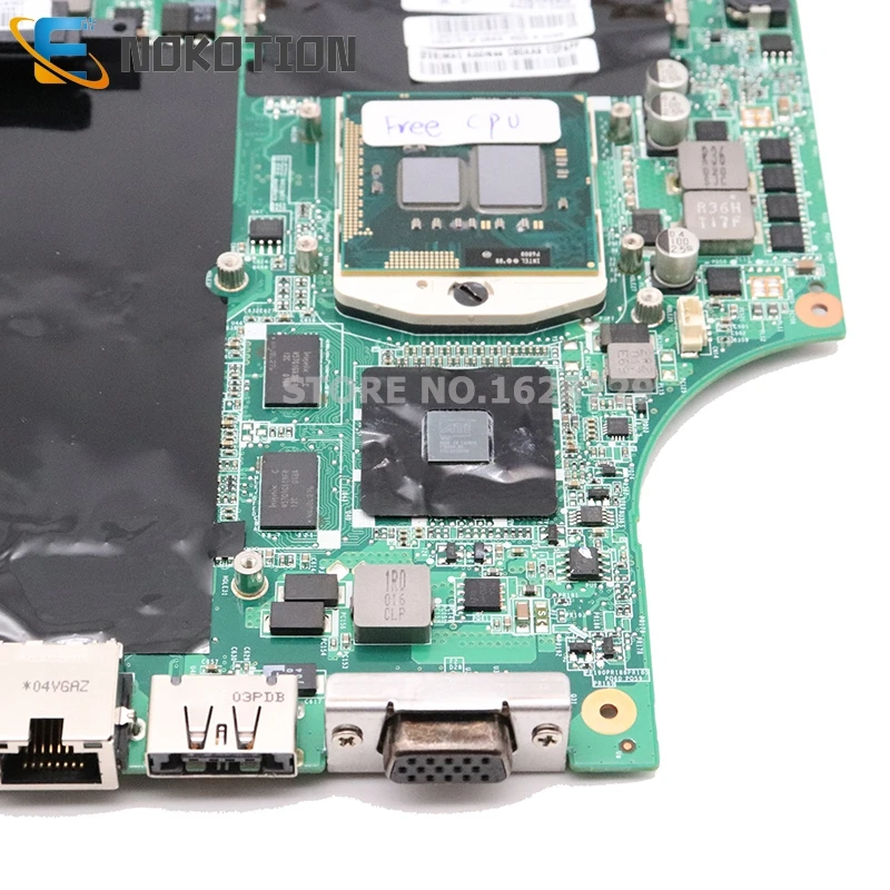 NOKOTION 63Y2144 DA0GC6MB8F0 для lenovo Thinkpad edge E50 Материнская плата ноутбука HM55 DDR3 HD 4500 графика процессор