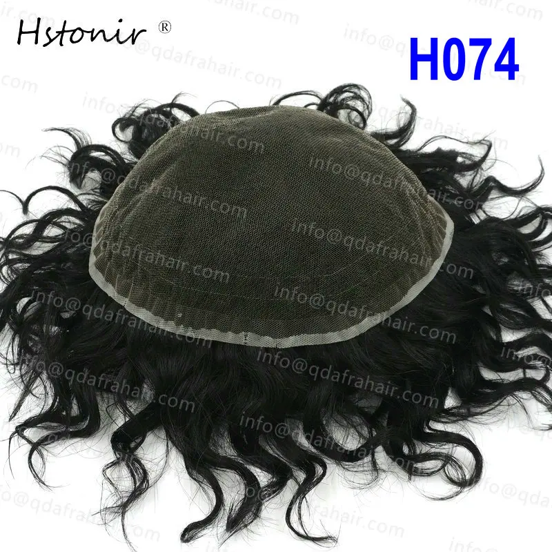 Hstonir кудрявые волосы, мужские волосы Parrucchino, мужские волосы Peruca Masculina Cabelo Humano Postizos Hombres Toupee H074