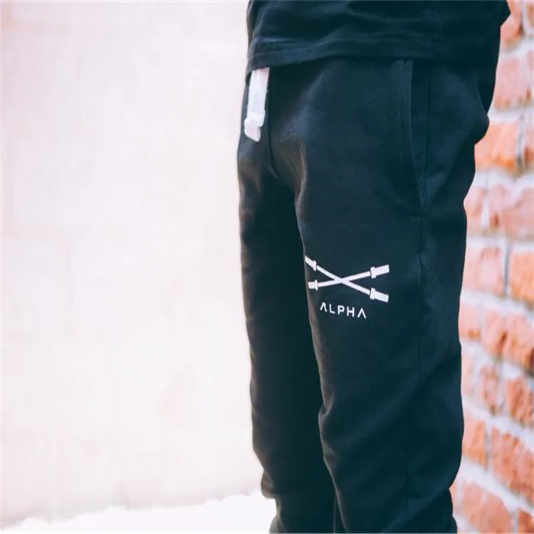 

Muscle Shark Spring And Autumn Men's Outdoor Sports Fitness Casual Skinny Sweatpants Sports Large Size Closing Slim Fit Trousers