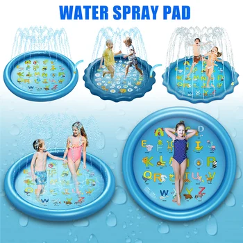 

Water Games Mat 170cm Lawn Spray Water Cushion Beach Pad Sprinkler for Outdoor Summer YA88