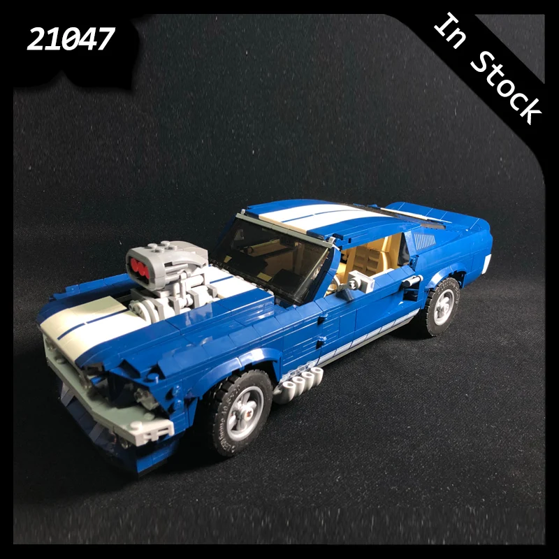 Creator Camper Car T1 Technic Forded Mustanged строительные блоки Aston Martin 21001 21002 21003 21045 21046 21047 G500 - Цвет: 21047