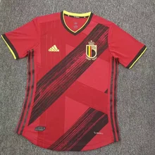 Бельгийская футбольная версия Джерси 19 20 DE BRUYNE R. LUKAKU E. HAZARD kompani Belgium рубашка M. DEMBELE New soccer jersey